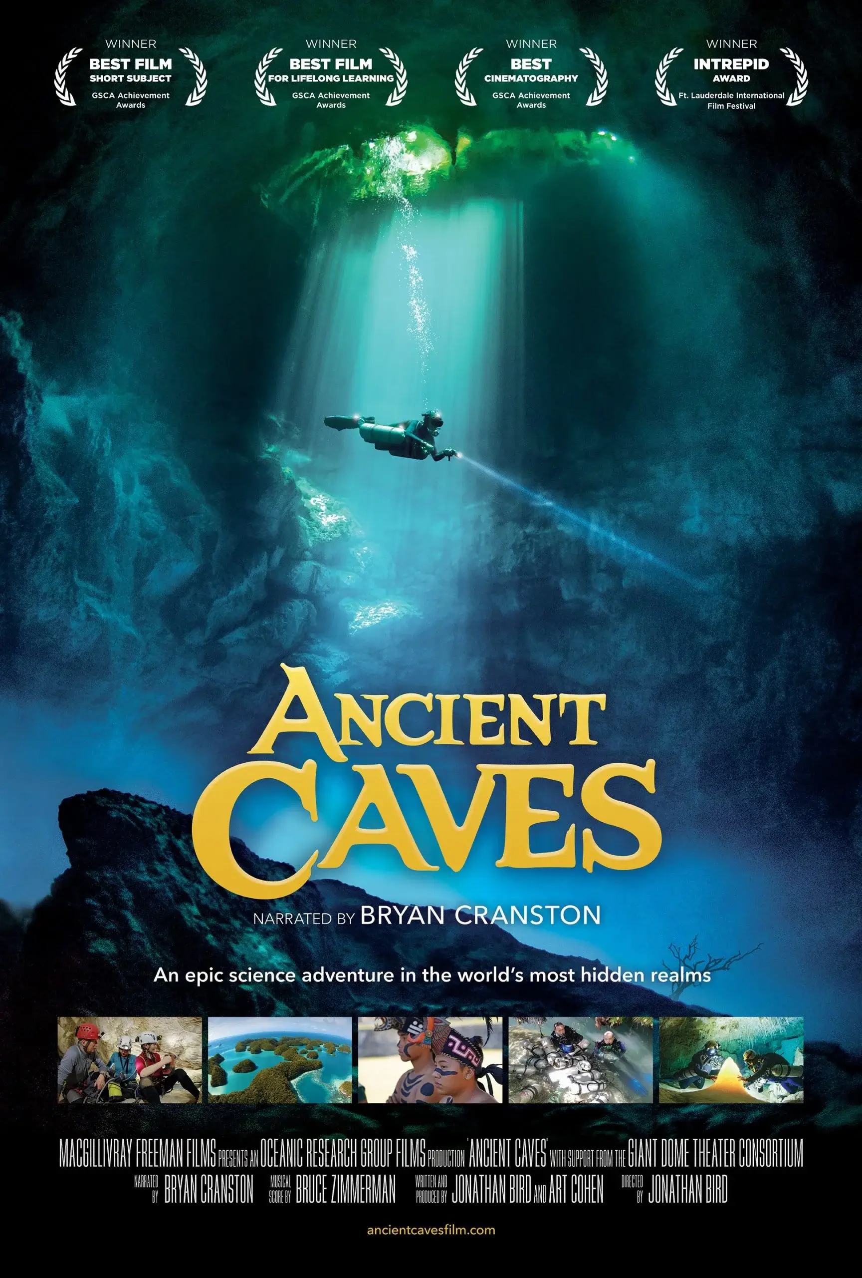 Cover image for the Giant Screen Film, Ancient Caves